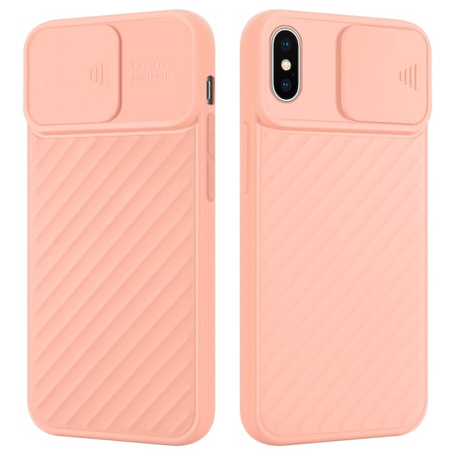 iPhone XS MAX Suojakuori Kotelo (Vaaleanpunainen)