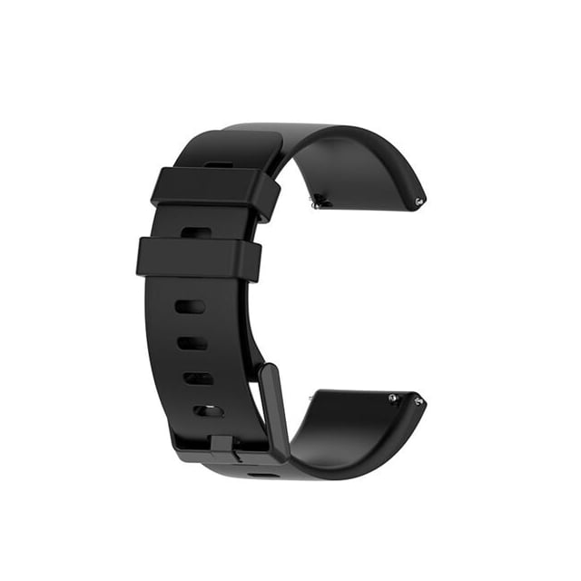 Fitbit Silikoniranneke  Versa / Versa2/ Versa Lite - Musta S