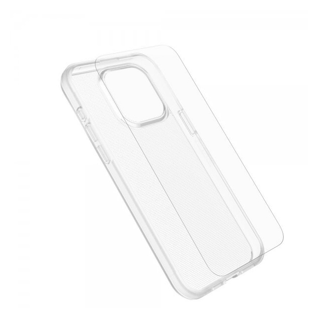 Otterbox iPhone 15 Pro Max Kuori Näytönsuoja React + Glass