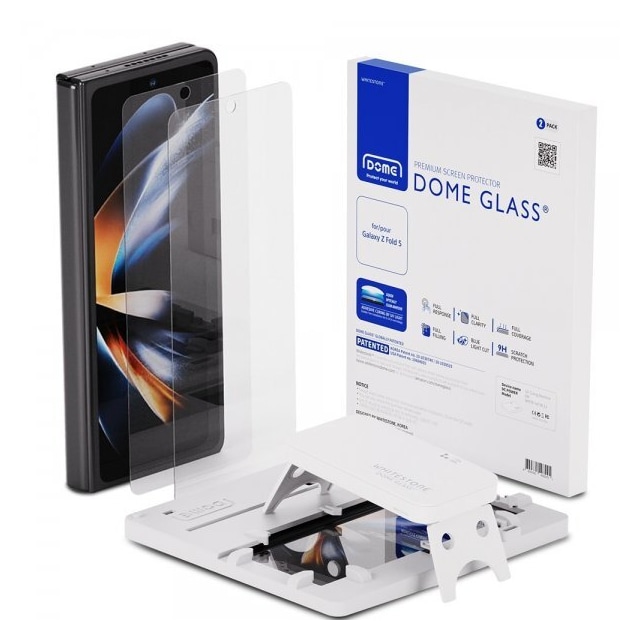 Whitestone Dome Samsung Galaxy Z Fold 5 Näytönsuoja Dome Glass 2-pakkaus