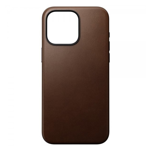 NOMAD iPhone 15 Pro Max Kuori Modern Leather Case Ruskea