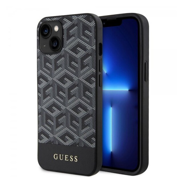 Guess iPhone 15 Kuori G Cube MagSafe Musta