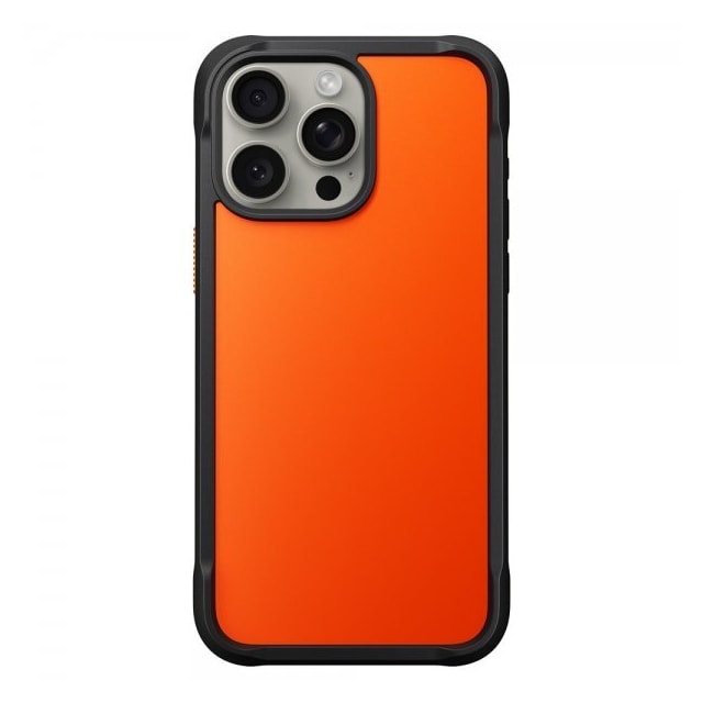NOMAD iPhone 15 Pro Max Kuori Rugged Case Ultra Orange