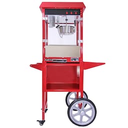 KuKoo Kommerssi 8oz Popcorn Maker Machine & Cart