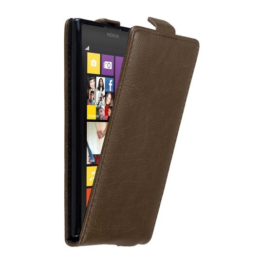 Nokia Lumia 1020 Suojakuori Lompakkokotelo (Ruskea) - Gigantti verkkokauppa