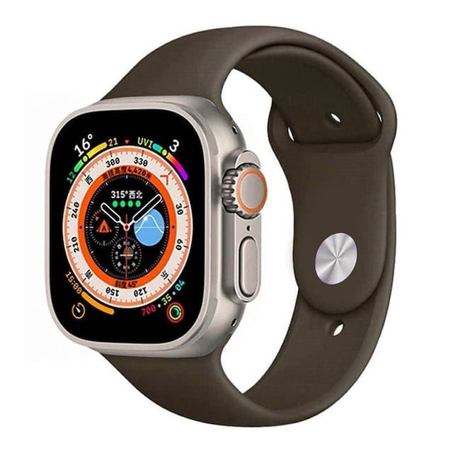 Sport kellon renneke Apple Watch Ultra 2 (49mm) - Ruskea