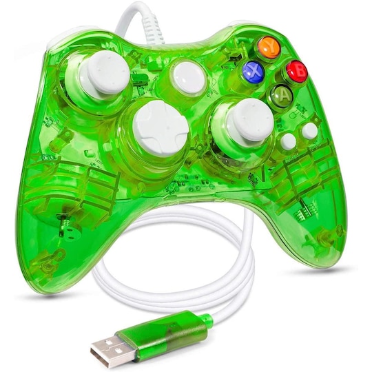 Peliohjain, joka on yhteensopiva Xbox 360: n kanssa - vihreä - Gigantti  verkkokauppa