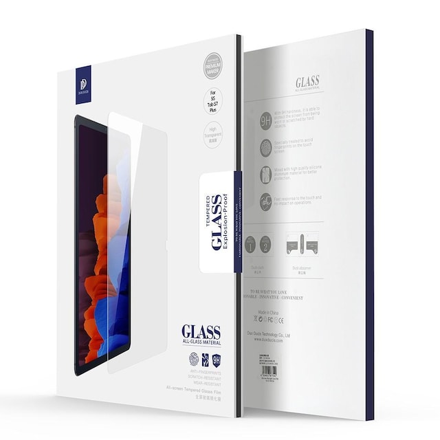 Samsung Galaxy Tab S7 Plus/Tab S7 FE/Tab S8+ karkaistu lasi