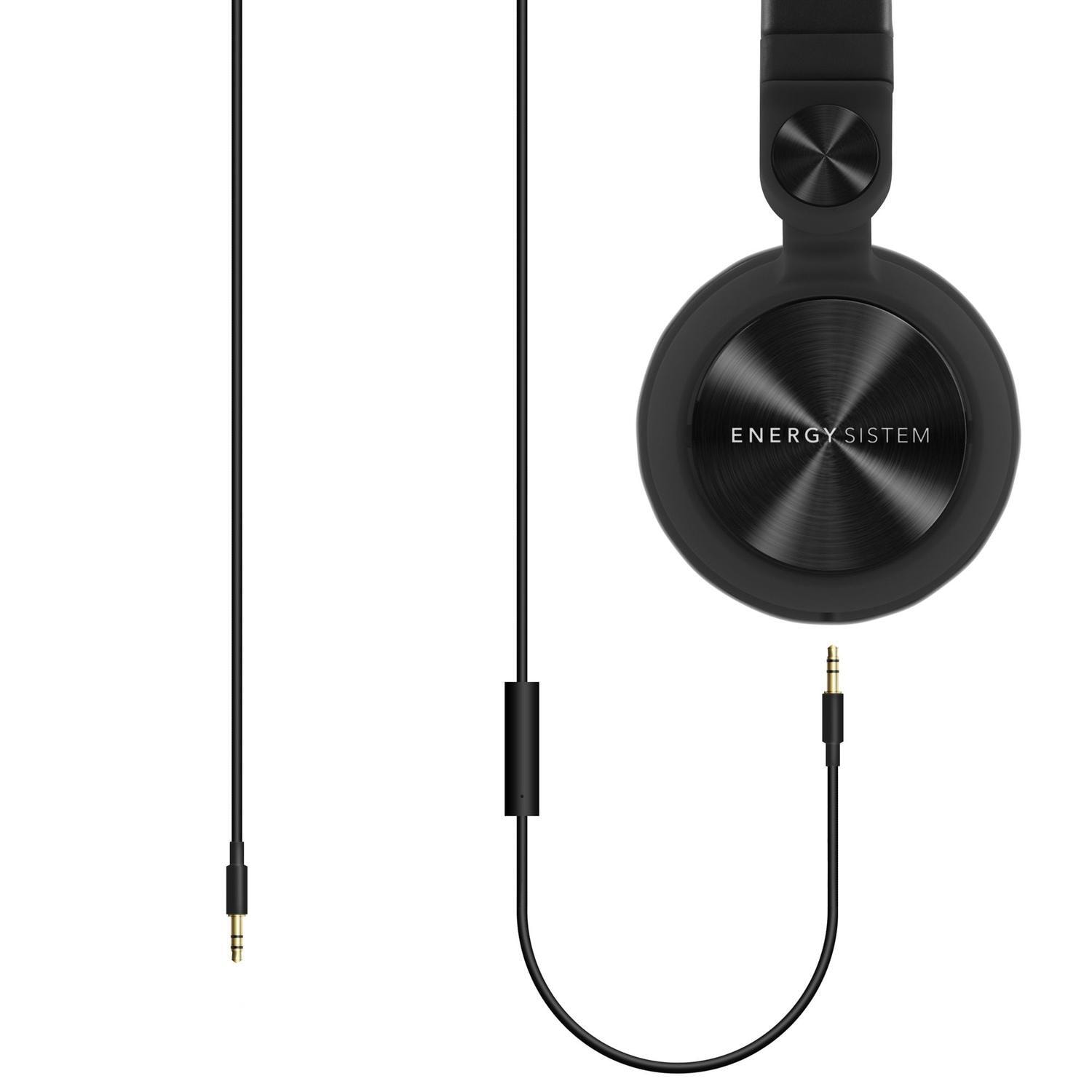 Energy Sistem -kuulokkeet DJ2 (taitettava, jatkuva keskustelu, irrotettava  kaapeli) Pääpanta/korvakuuloke, 3,5 mm, mikrofoni, musta, - Gigantti  verkkokauppa
