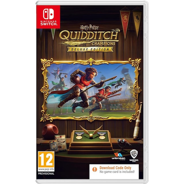 Harry Potter: Quidditch Champions-Deluxe Edition Code in Box (Switch)