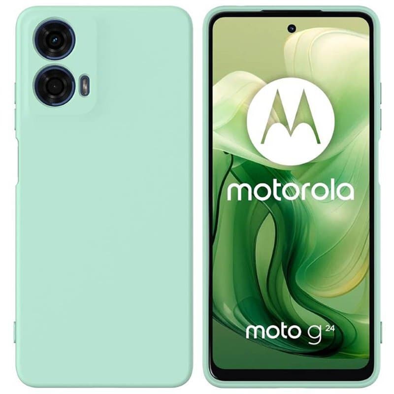 Liquid suojakuori Motorola Moto G24 - Minttu