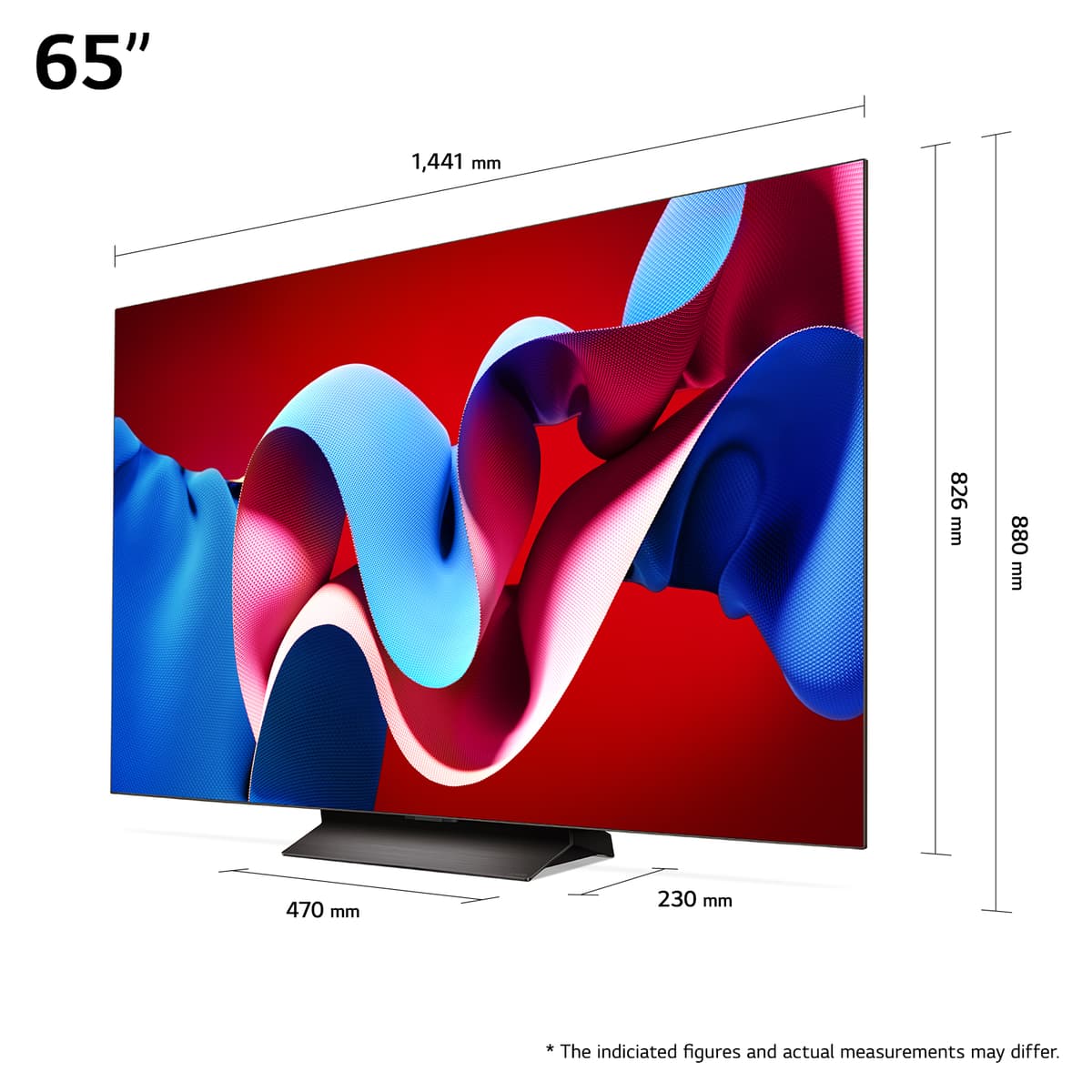 LG 65" C4 4K OLED evo TV (2024)