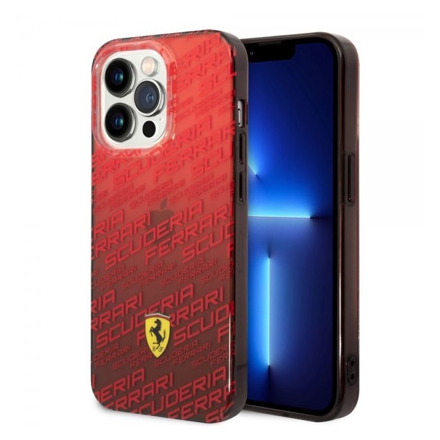 Ferrari iPhone 14 Pro Kuori Gradient Scuderia Punainen