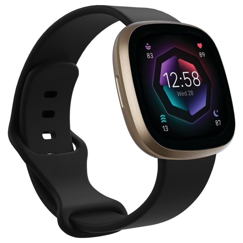 Sport Rannekoru Fitbit Sense 2 - Musta