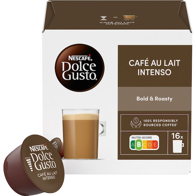 NESCAFÉ Dolce Gusto Cafe au Lait Intenso kahvikapselit (16 kpl)