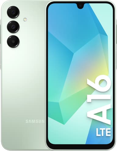 Samsung Galaxy A16 LTE älypuhelin 8/256 GB (vaaleanvihreä)