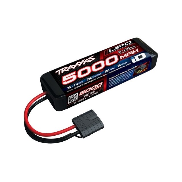 2s  5000mAh - 25C - Traxxas iD Li-Po Short