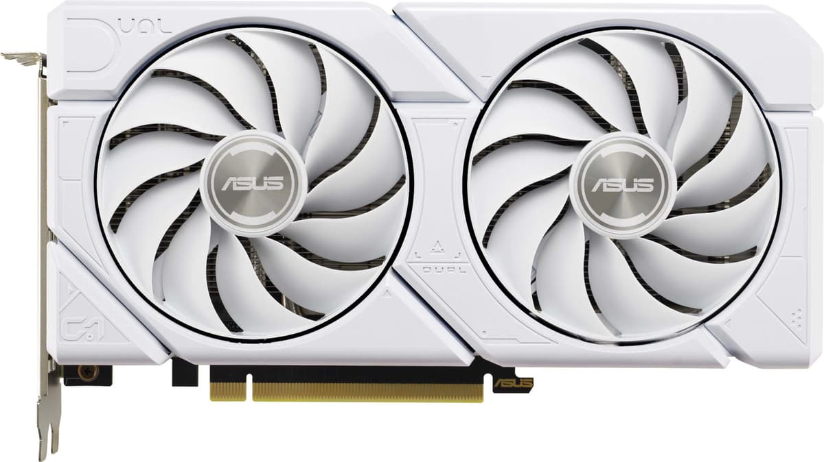 ASUS Dual GeForce RTX™ 4070 EVO White OC Edition 12 GB näytönohjain