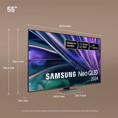 Samsung 55" QN85D 4K Neo QLED Mini LED älytelevisio (2024)