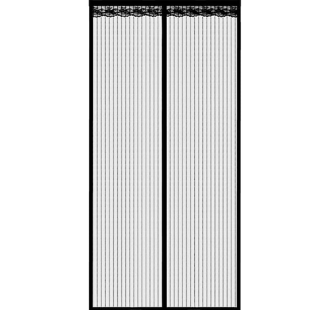 Hyttysverkko oveen magneettikiinnikkeellä 100 x 220 cm musta