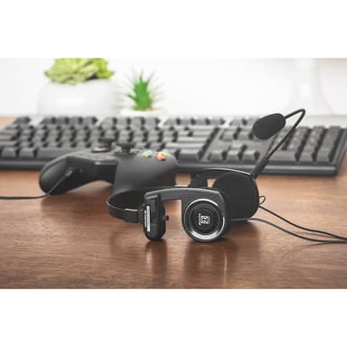 Kuulokkeet PortaPro Communication Headset On-Ear Mic Musta