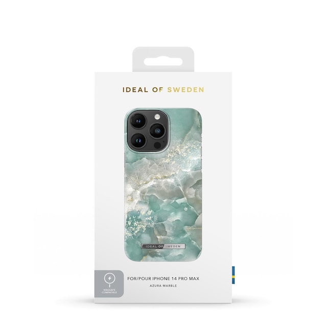 Fashion Case MagSafe iPhone 14PM Azura Marble
