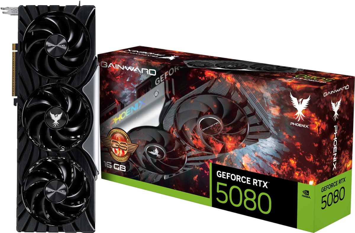 Gainward GeForce RTX 5080 Phantom GS 16 GB näytönohjain