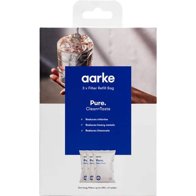 Aarke Purifier Pure suodattimen täyttöhiukkaset 4280045 (3 kpl)