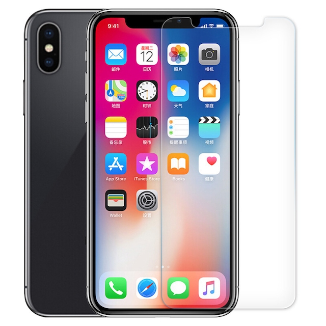 2-KPL SKALO iPhone XS Max Panssarilasi Näytönsuoja