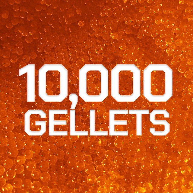 Gel Blaster Gellets täyttöpakkaus (oranssi, 10 000 kappaletta)