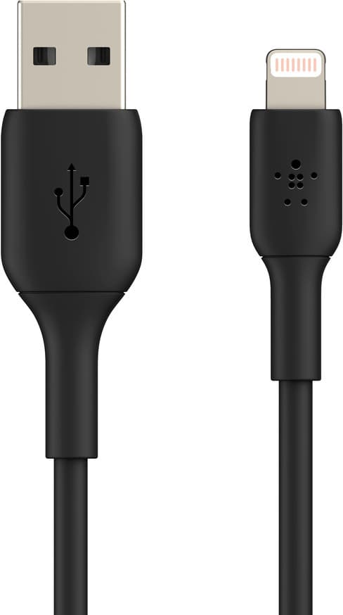 Belkin USB-A to Lightning, Black (0.15m)