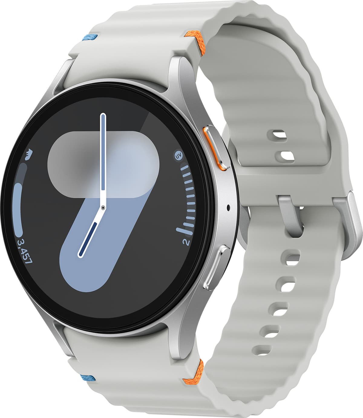 Samsung Galaxy Watch7 44mm LTE älykello (hopea)