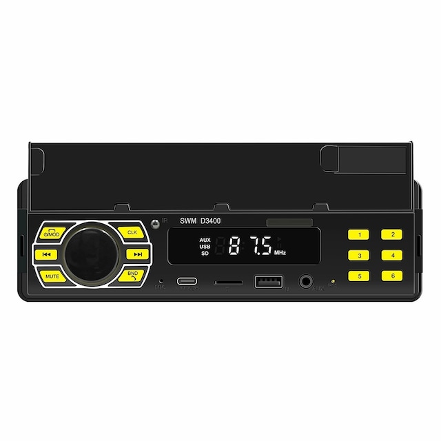 Bluetooth Stereo Autostereo FM Radio MP3-soitin Puhelinteline