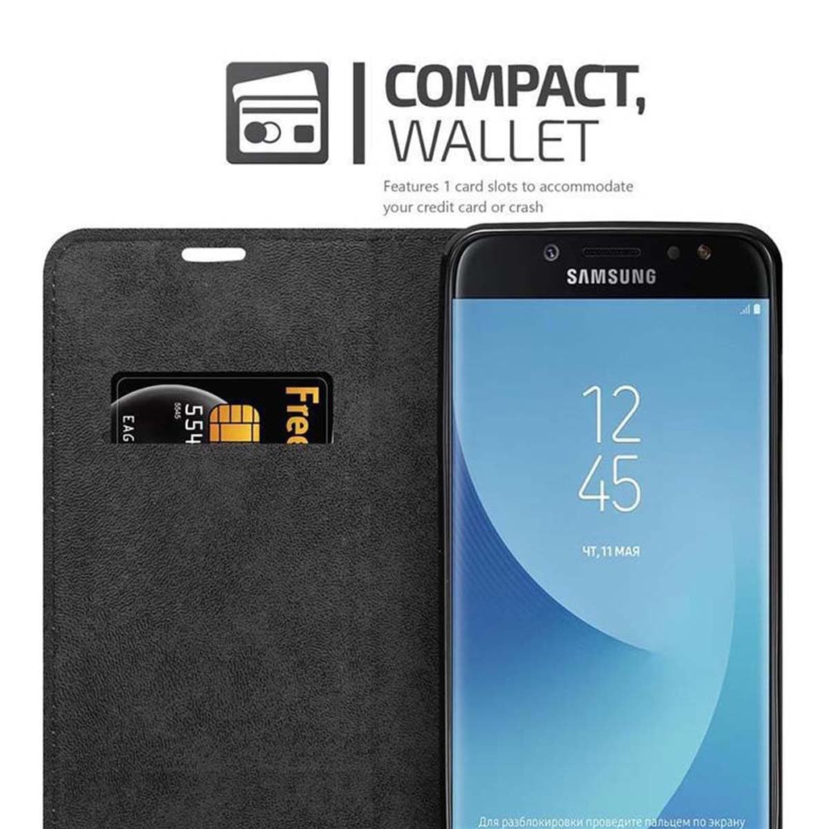 Samsung Galaxy J7 2018 Suojakuori Lompakkokotelo