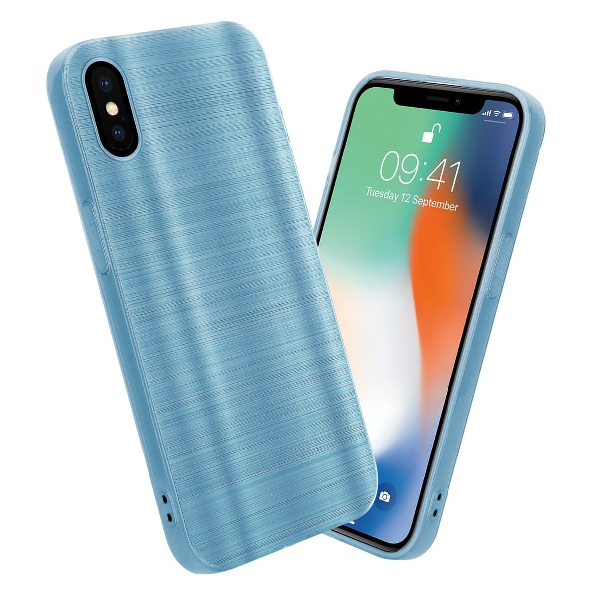 Suojakuori iPhone X / XS Kotelo (Turkoosi)