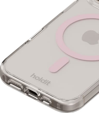 Holdit iPhone 16 MagSafe suojakuori (pinkki)