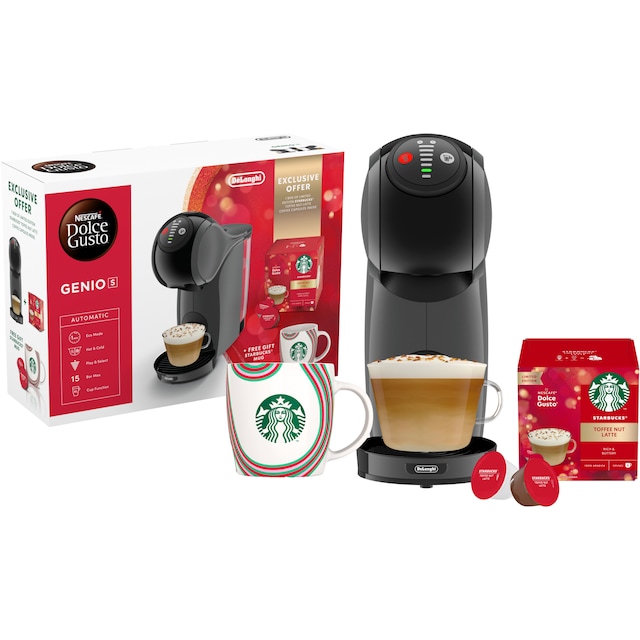 Nescafé Dolce Gusto Genio S kapselikeitin (Starbucks juhlapakkaus)