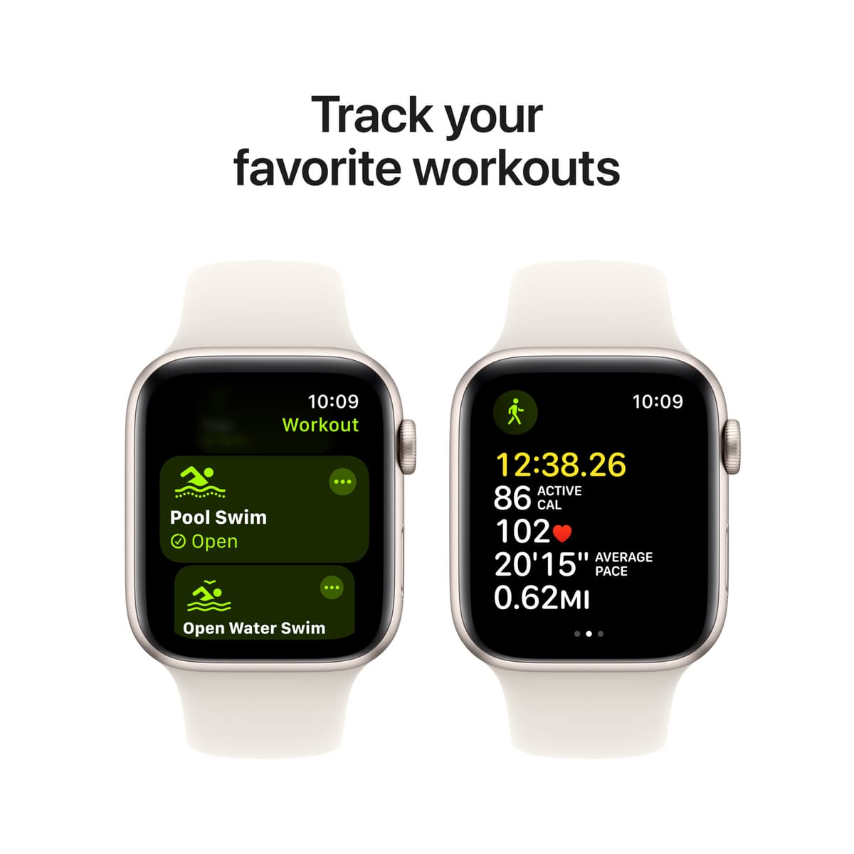 Apple Watch SE 2nd Gen 44mm GPS (tähtiv. alu./tähtiv. Sport Band M/L)