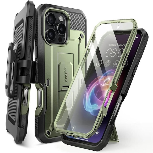 SUPCASE UB Pro kuori iPhone 16 Pro - Guldan