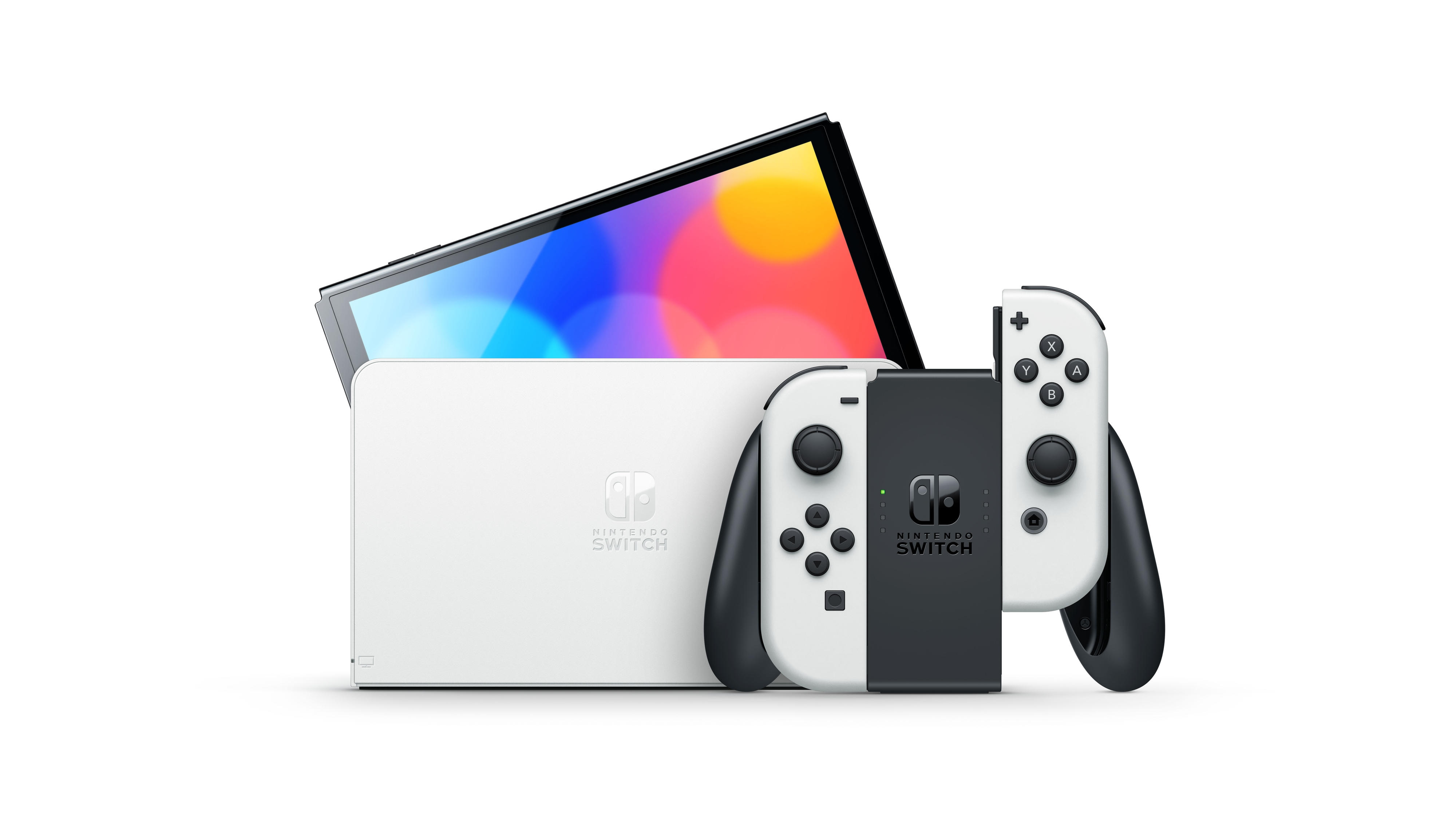 Nintendo Switch OLED Model - kirkkaammilla väreillä - Gigantti verkkokauppa