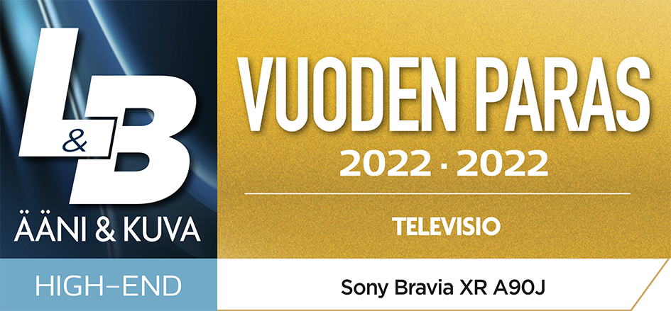 Sony Bravia XR A90J - Ääni ja kuva -palkinto