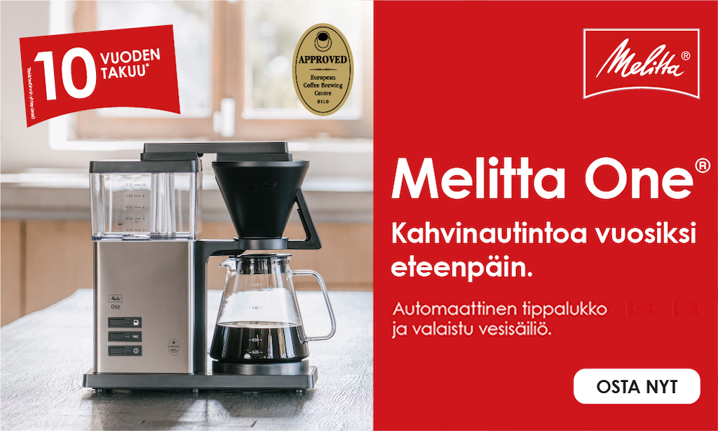 Melitta One -kahvinkeitin – kahvinautintoa vuosiksi eteenpäin