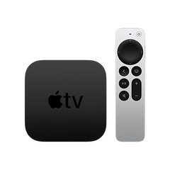 Apple TV-vastaanotin ja kaukosäädin