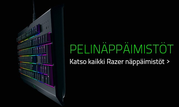 Gaming - Razer - FI - musta versio - pelinäppäimistöt