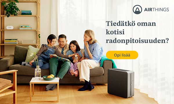 Airthings - tiedätkö kotisi radonpitoisuuden?